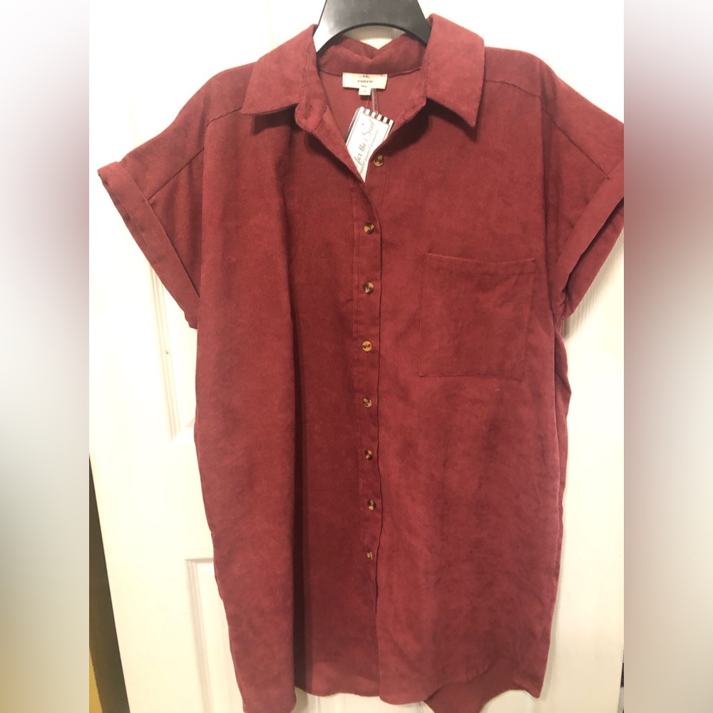 NWT Entro Wine Dress